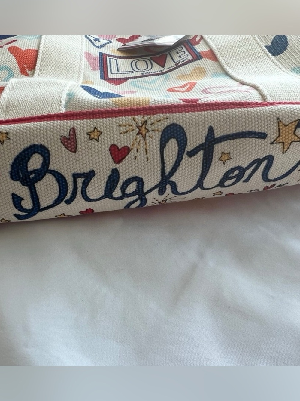 NWT Brighton Red, White & You mini tote - Picture 4 of 5